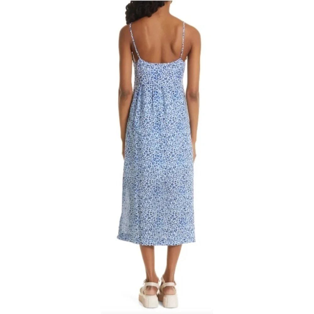 NWOT Baum Und Pferdgarten Adianna Leopard Print Organic Cotton Midi Dress